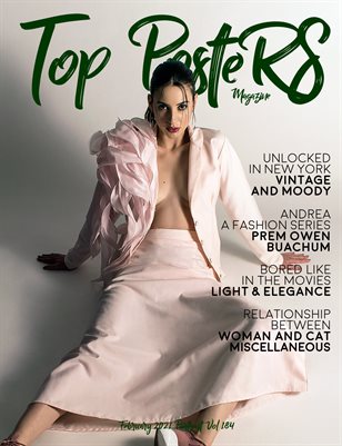  TOP POSTERS MAGAZINE - FEBRUARY FASHION (Vol 184)
