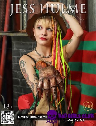 Jess Hulme - Sexy Punk Babe with Tattoos and Piercings is a Fiesty Freddy Krueger Fan Girl Haunting Your Nightmares
