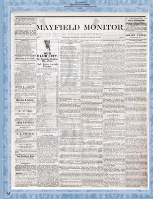 Jan. 25, 1879, Mayfield Monitor, Mayfield, Kentucky