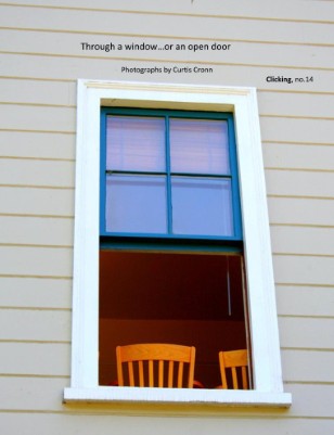 Through a window...or an open door