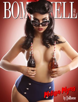 BOMBSHELL Magazine February 2022 - VALENTINES ISSUE Melissa Myers Cover