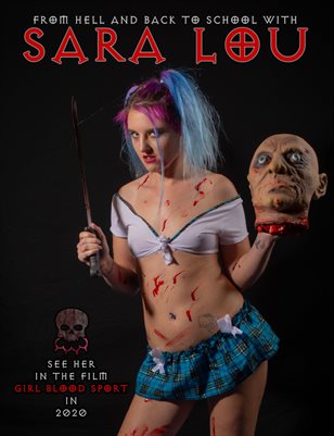 Sara Lou - Sexy Busty South Carolina Babe Plays One Sexy Lustful Violent Psycho School Girl