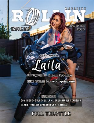 Rollin Magazine Issue 102 Cover Model Laila