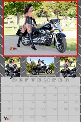 Kim Miss September 2015 poster