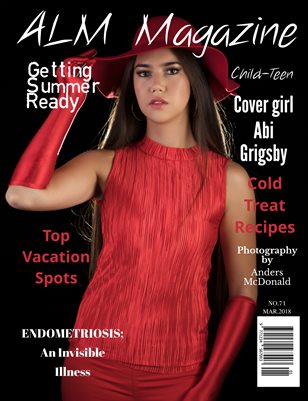 ALM Child-Teen Magazine, "World's Most Glamorous", Issue 71, March 2018-Red