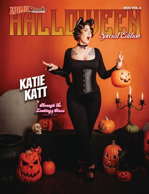 Atomic Beauties Magazine: Halloween Special Edition 2025 Vol 6 - Katie Katt Cover
