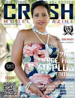 CRUSH MODEL MAGAZINE 2016 FIERCE, FINE AND 40+ EDITION