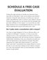 Schedule a Free Case Evaluation 