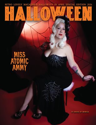 2026, Retro Lovely April Halloween VOL-12, Miss Atomic Ammy Cover.
