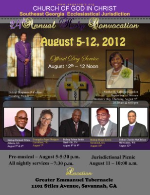 SEGA Convocation Flier