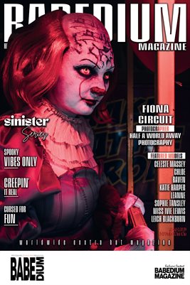 FIONA CIRCUIT HALLOWEEN EDITION VOLUME FOUR - BABEDIUM MAGAZINE COVER POSTER
