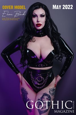 12 x 18 inch POSTER of Elixir Black May 2022 Gothic Culture Magazine