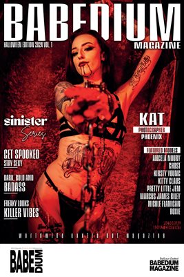 KAT HALLOWEEN EDITION VOLUME ONE - BABEDIUM MAGAZINE COVER POSTER