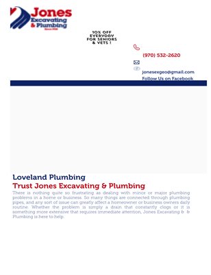 Plumbing in Loveland