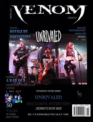 Venom Magazine Winter 2026 Print Publication Featuring UNRIVALED