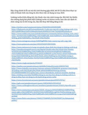 Lỗi sai thường gặp khi sử dụng liên động từ