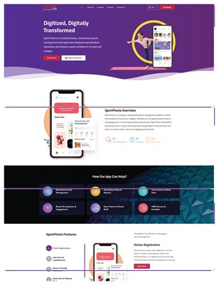 school sports management app service in uk