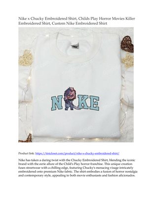  Nike x Chucky Embroidered Shirt