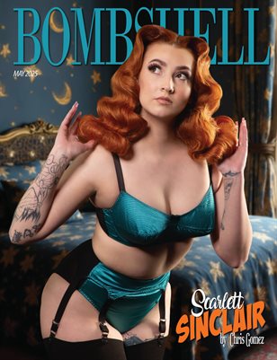 BOMBSHELL Magazine May 2025 BOOK 2 - Scarlett Sinclair Cover