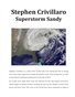 Stephen Crivillaro - Superstorm Sandy