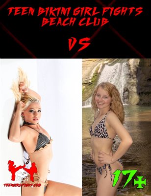 R1F1 - Cow Girl Teen Girl Fight - Blonde Teen Girls Fight in this Very Violent Cage Fight to the Death! (Bikini Cover)