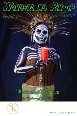 Wonderland Pin-up Octobre 2024 édition 5 Wonderland Queen poster de couverture