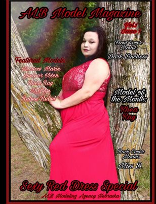 ALB Model Magazine-Sexy Red Dress 