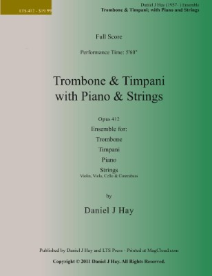 Trombone & Timpani; with Piano & Strings