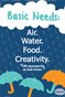Basic Needs: Air, Water, Creativity.