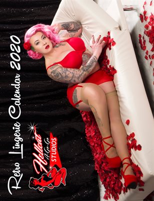 Retro Lingerie Calendar 2020 - Carissa Marie Cover