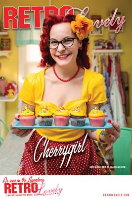 Retro Lovely No.96 – Cherrygirl Cover Poster