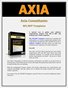 Axia Consultants: RFI/RFP Templates