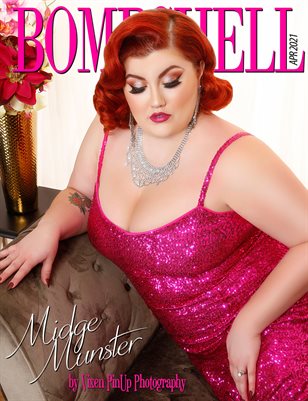 BOMBSHELL Magazine April 2021 BOOK 2 - Midge Munster Cover