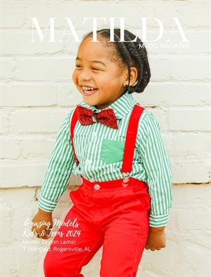 Matilda Model Magazine Zaylon Lamar Toddler Issue