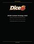 DICE6 Content Strategy 2026