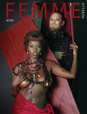 Femme Rebelle Magazine October 2025 - HALLOWEEN ISSUE - Michael Diaz Cover