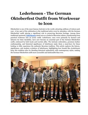 eLederhosen