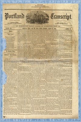 (PAGE 1-2) PORTLAND TRANSCRIPT, AUG.27, 1853