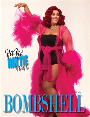 BOMBSHELL Magazine January 2026 - HotRod Hattie Cover