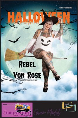 Smitten Kitten Pinup Magazine Rebel Von Rose Volume 4 Issue 36 COVER POSTER