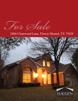 Haugen Properties - 2404 Clearwood Lane, Flower Mound, Texas