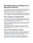 Best Wedding Resorts in Bangalore