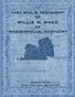 Last Will & Testament of Willie W. Wake