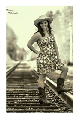 Train Tracks With Border