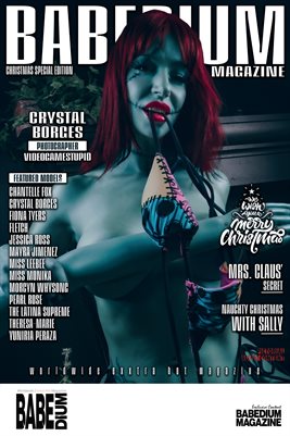 CRYSTAL BORGES CHRISTMAS SPECIAL EDITION - BABEDIUM MAGAZINE COVER POSTER