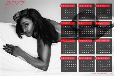LaShay 2017 Calendar B/W