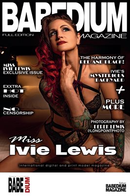 MISS IVIE LEWIS - BABEDIUM MAGAZINE COVER POSTER