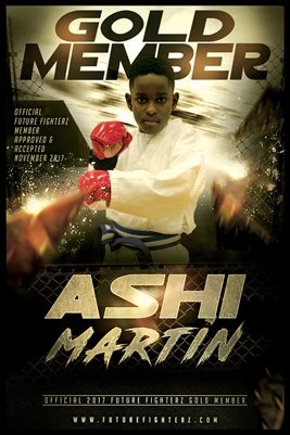 Ashi Martin Gold Membership/Diploma Poster