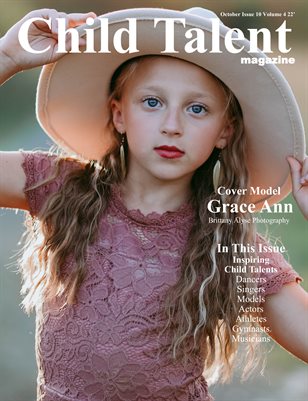 Child Talent Magazine October Issue 10 Volume 4 22'