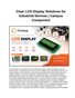 Clear LCD Display Solutions for Industrial Devices | Campus Component